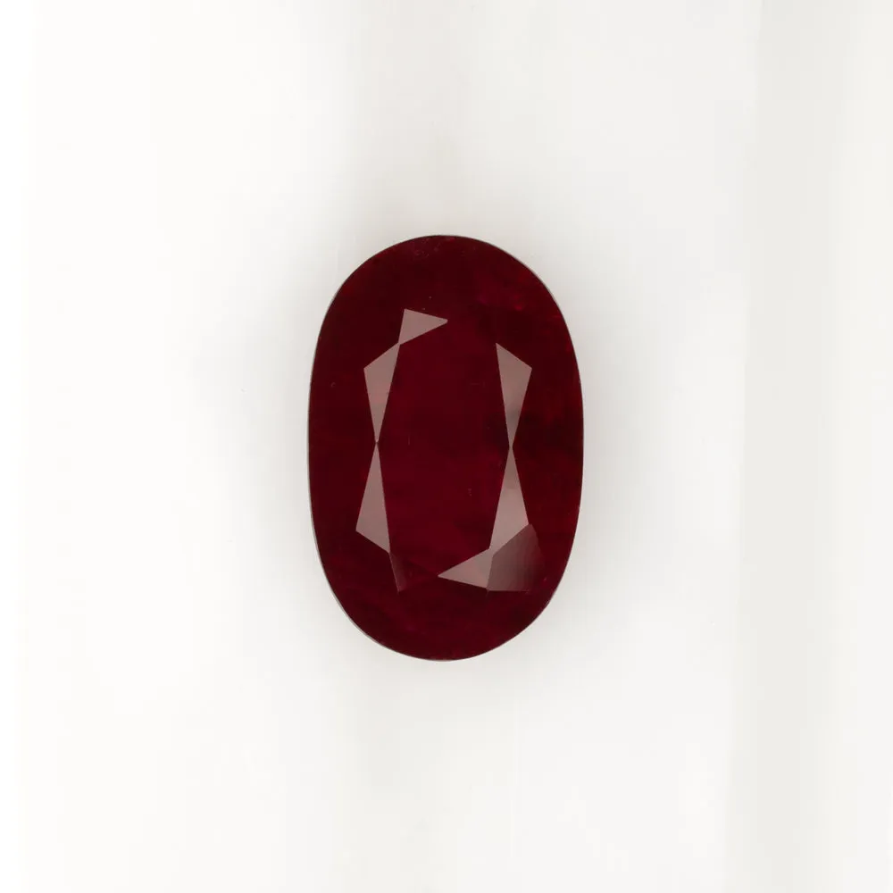 3.39ct GIA CERTIFIED OVAL SHAPE CUT RUBY RICH RED LOOSE NATURAL GEMSTONE 3.5ct