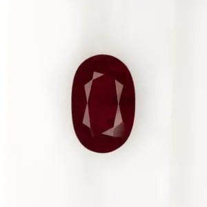3.39ct GIA CERTIFIED OVAL SHAPE CUT RUBY RICH RED LOOSE NATURAL GEMSTONE 3.5ct
