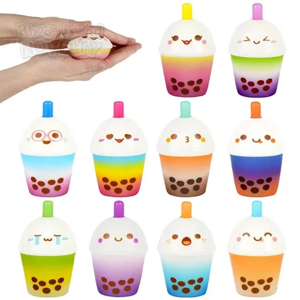 4" Squish Bubble Tea Assorted Styles