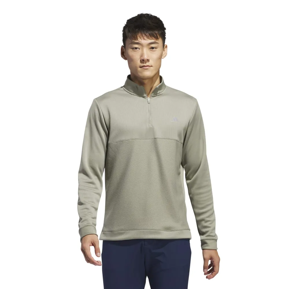 adidas Golf Ultimate365 Textured 1/4 Zip Pullover Top IS8882