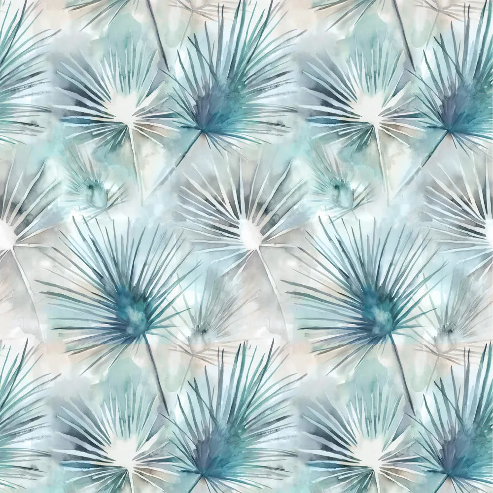 Amida Printed Fabric (By The Metre) Cobalt