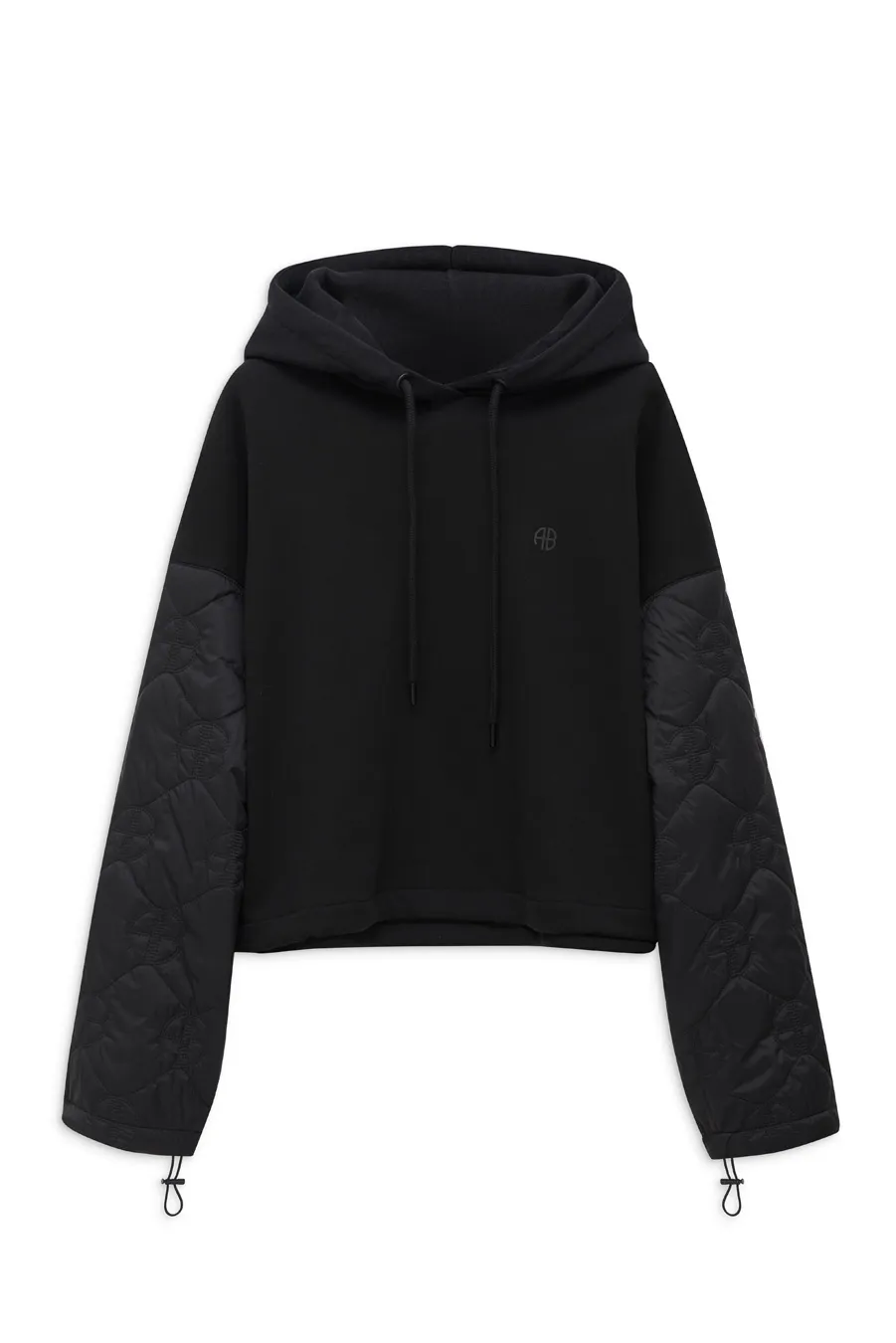 Anine Bing - Ardon Hoodie Monogram in Black