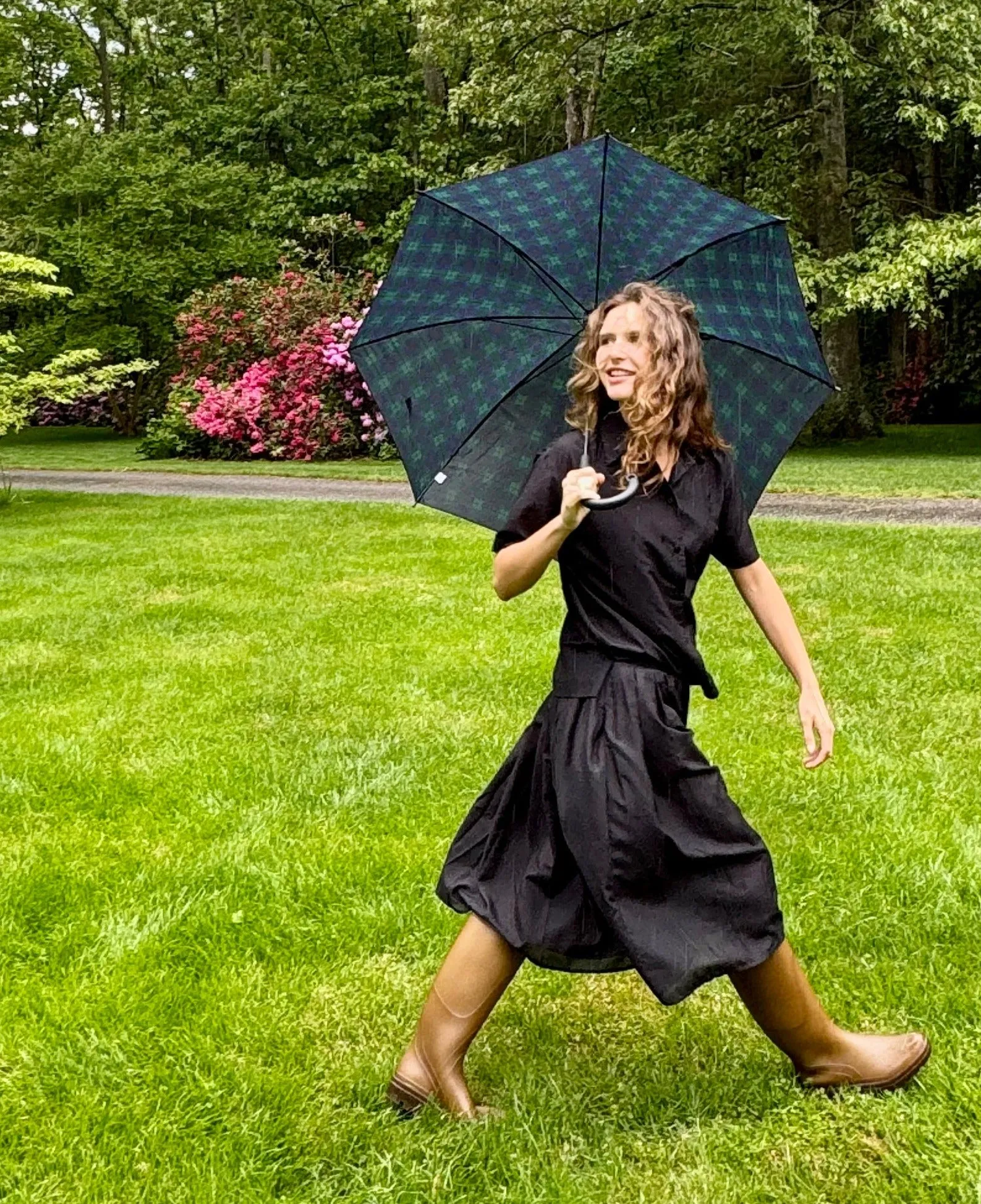 Black Cotton Skirt