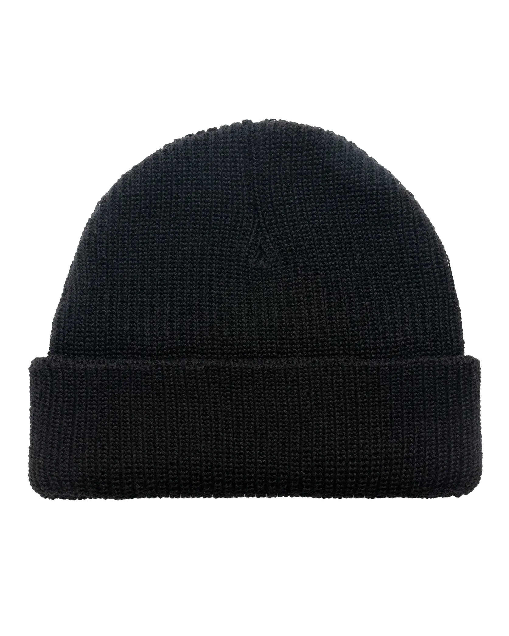 Burgee Wool Beanie in Black