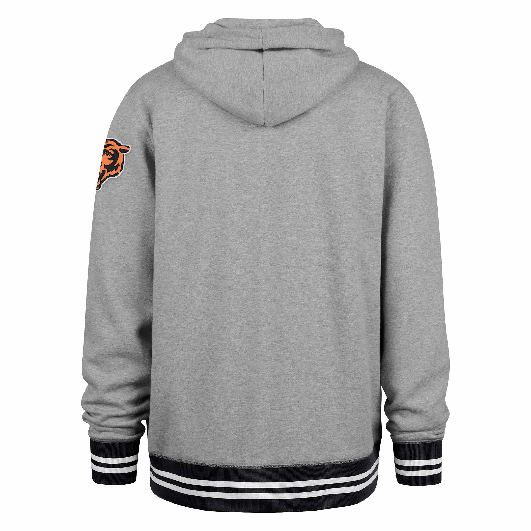 Chicago Bears 47 Brand Grey Eastport Hooded Sweatshirt