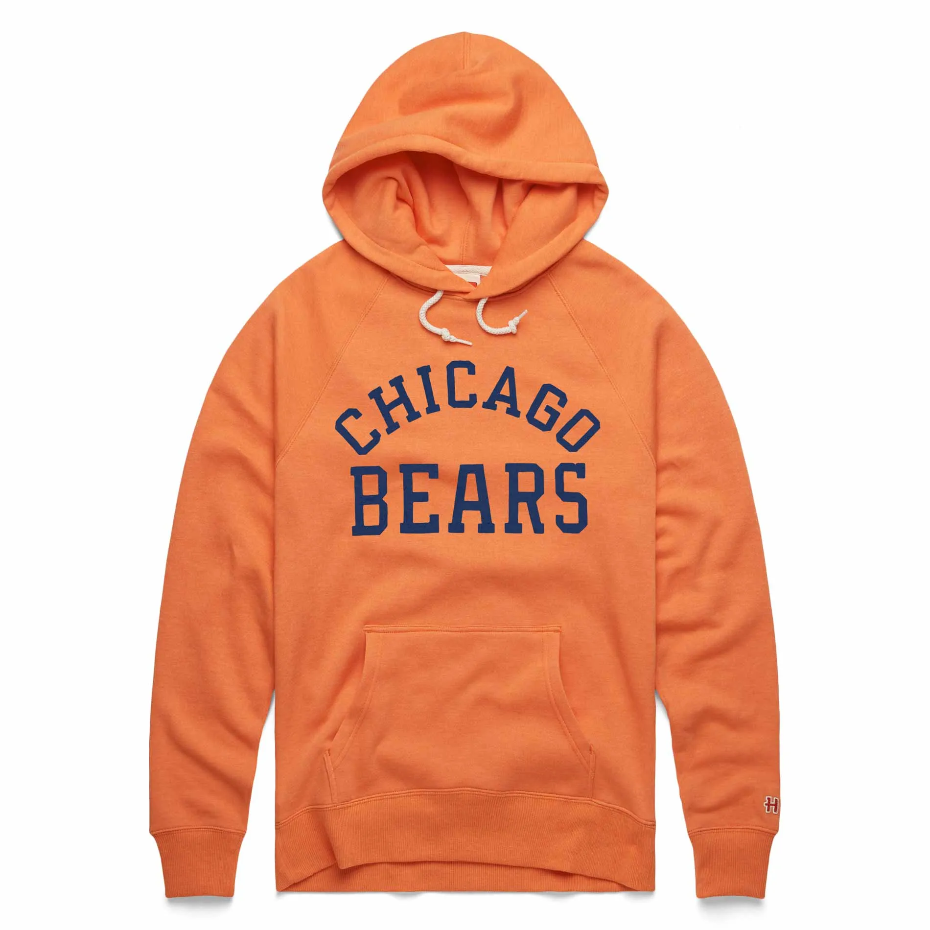 Chicago Bears Homage Orange Classic Hooded Sweatshirt