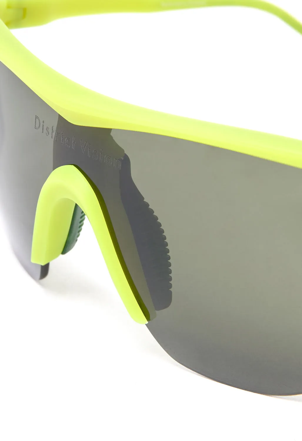 District Vision Junya Racer Sunglasses - Electric Green / D  G15