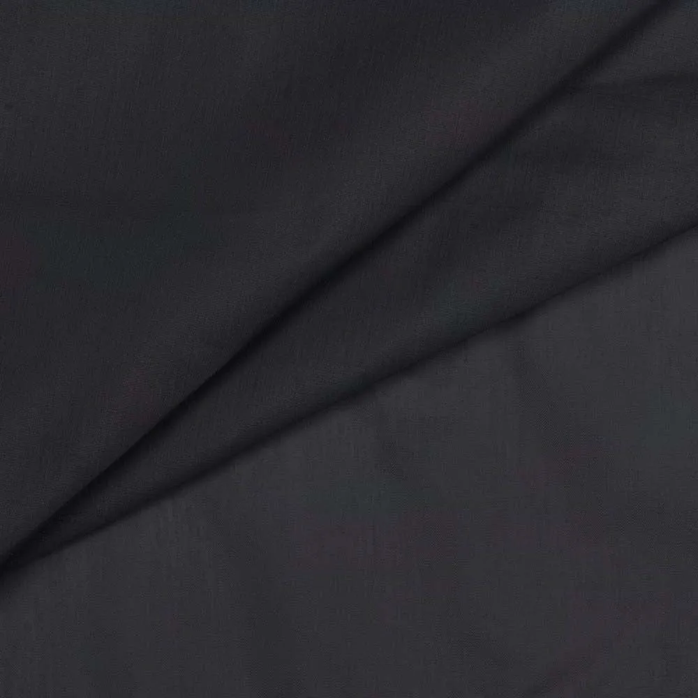 Ellis Stacey Solid Color Window 1.5" Rod Pocket High Quality Fabric Balloon Valance 60"x15" Black
