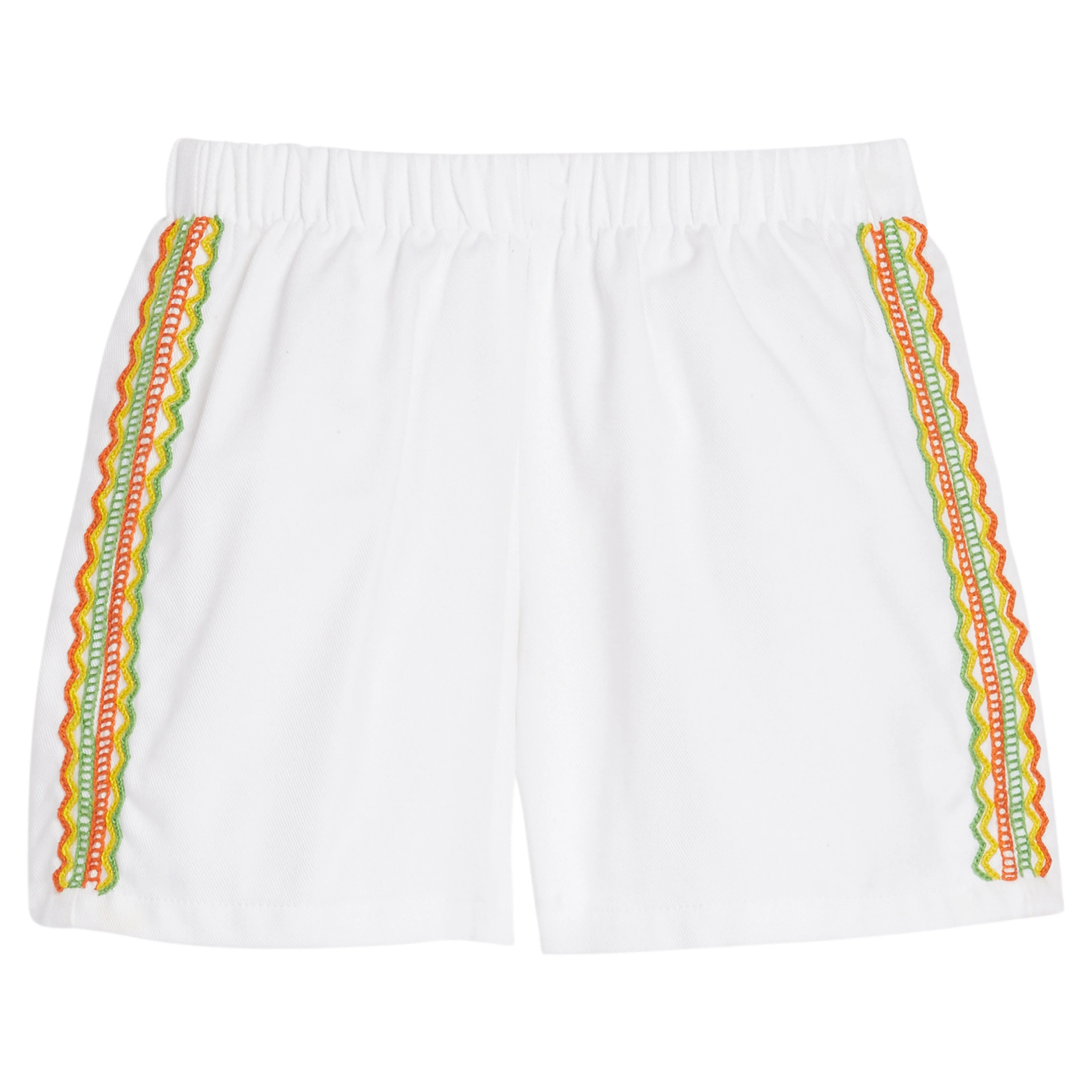 Embroidered Basic Short - White