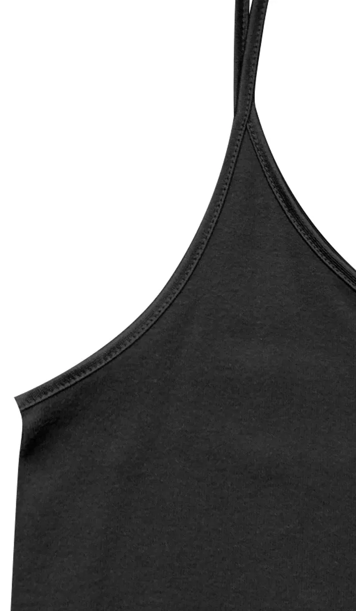 Emmebivi 100% Cotton Singlet in Black 26281