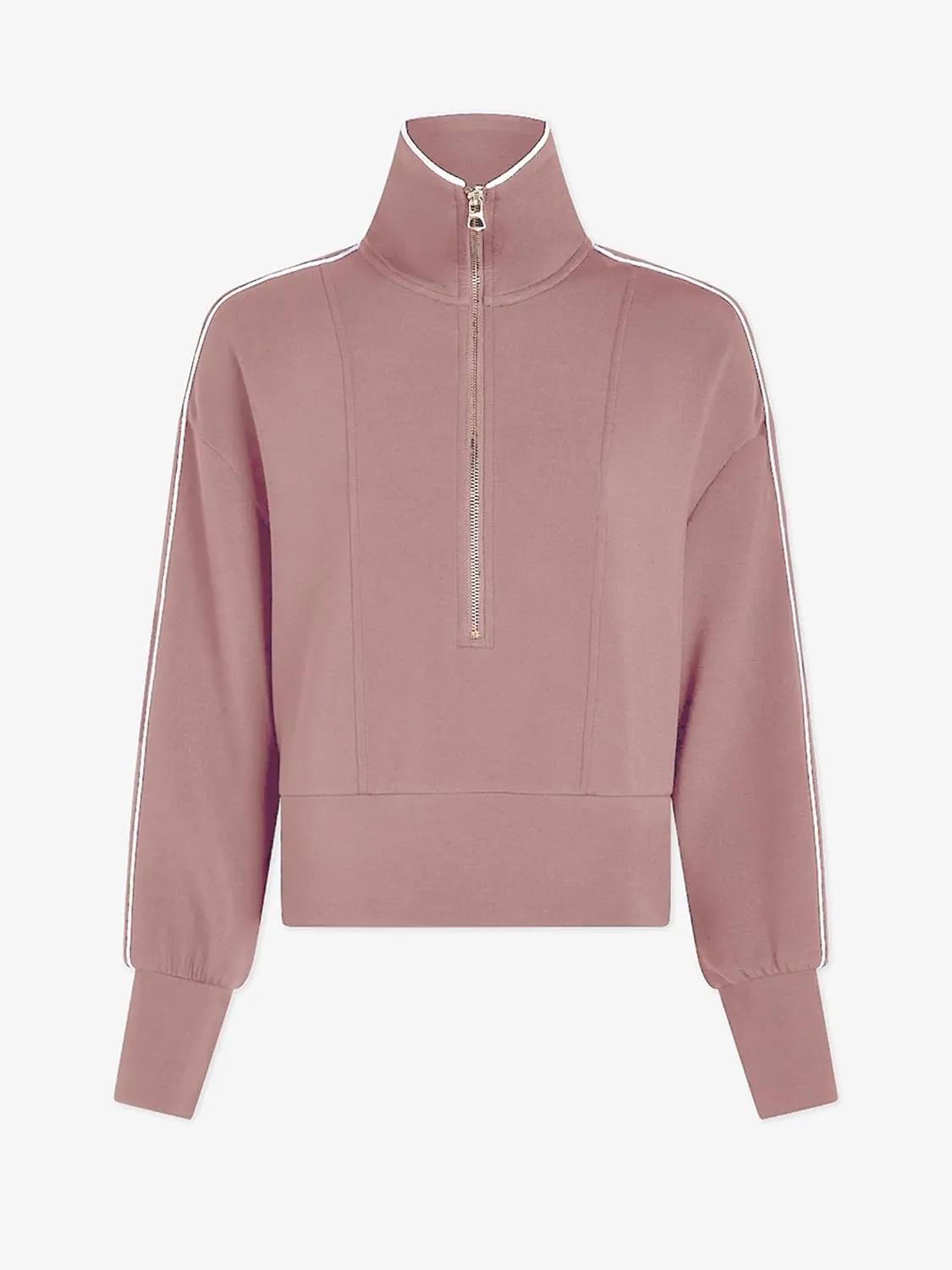 FUPHINE Women Cropped Sweatshirts Workout Half Zip Up Hoodies Long Sleeve Pullover Fashion Outfits Y2K Clothes 2024