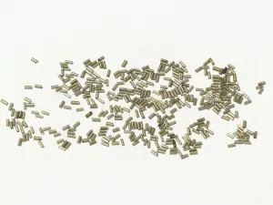 Golden Opaque Pipe / Bugle Glass Seed Beads- 4.5 mm (Wholesale)