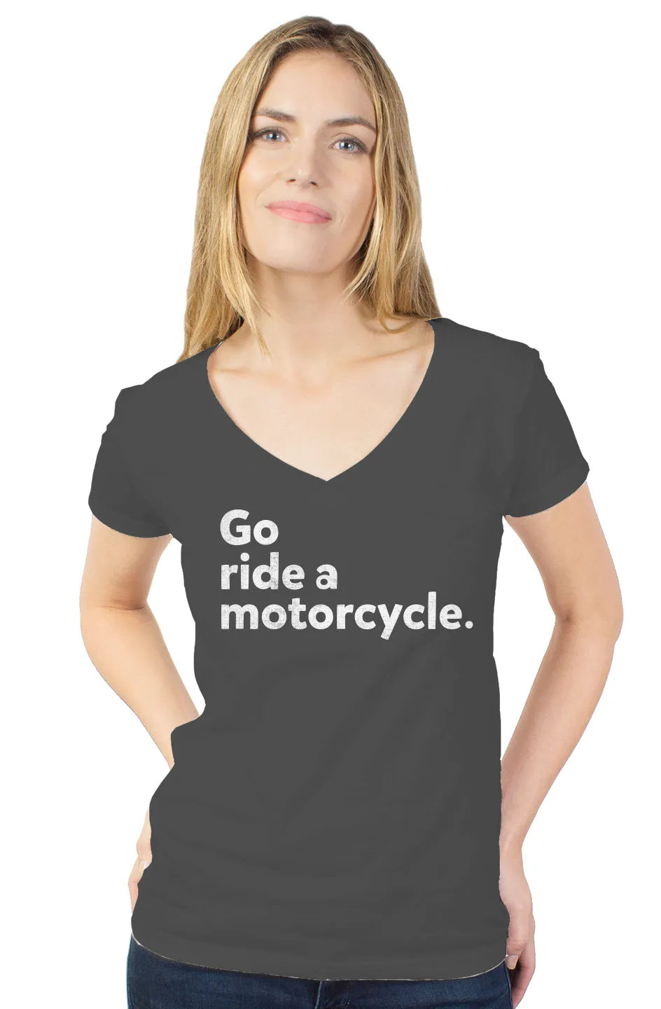 GRAM Womens V-neck