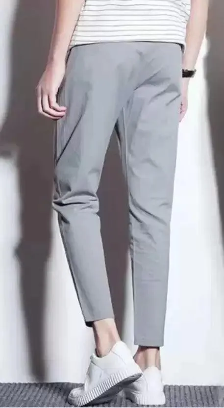Grey Cotton Joggers: Men's Comfortable and Stylish Track Pants