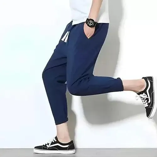 Grey Cotton Joggers: Men's Comfortable and Stylish Track Pants