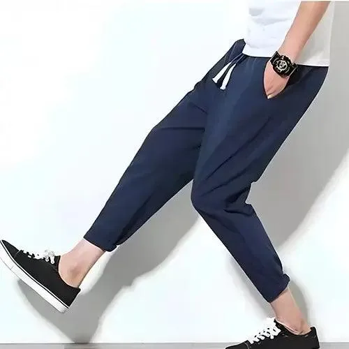 Grey Cotton Joggers: Men's Comfortable and Stylish Track Pants