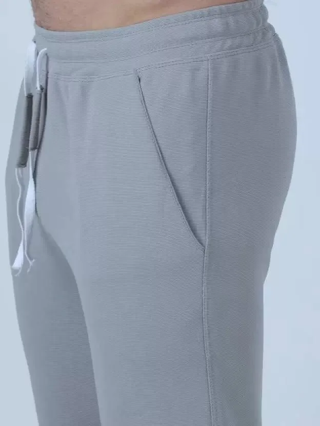 Grey Cotton Joggers: Men's Comfortable and Stylish Track Pants