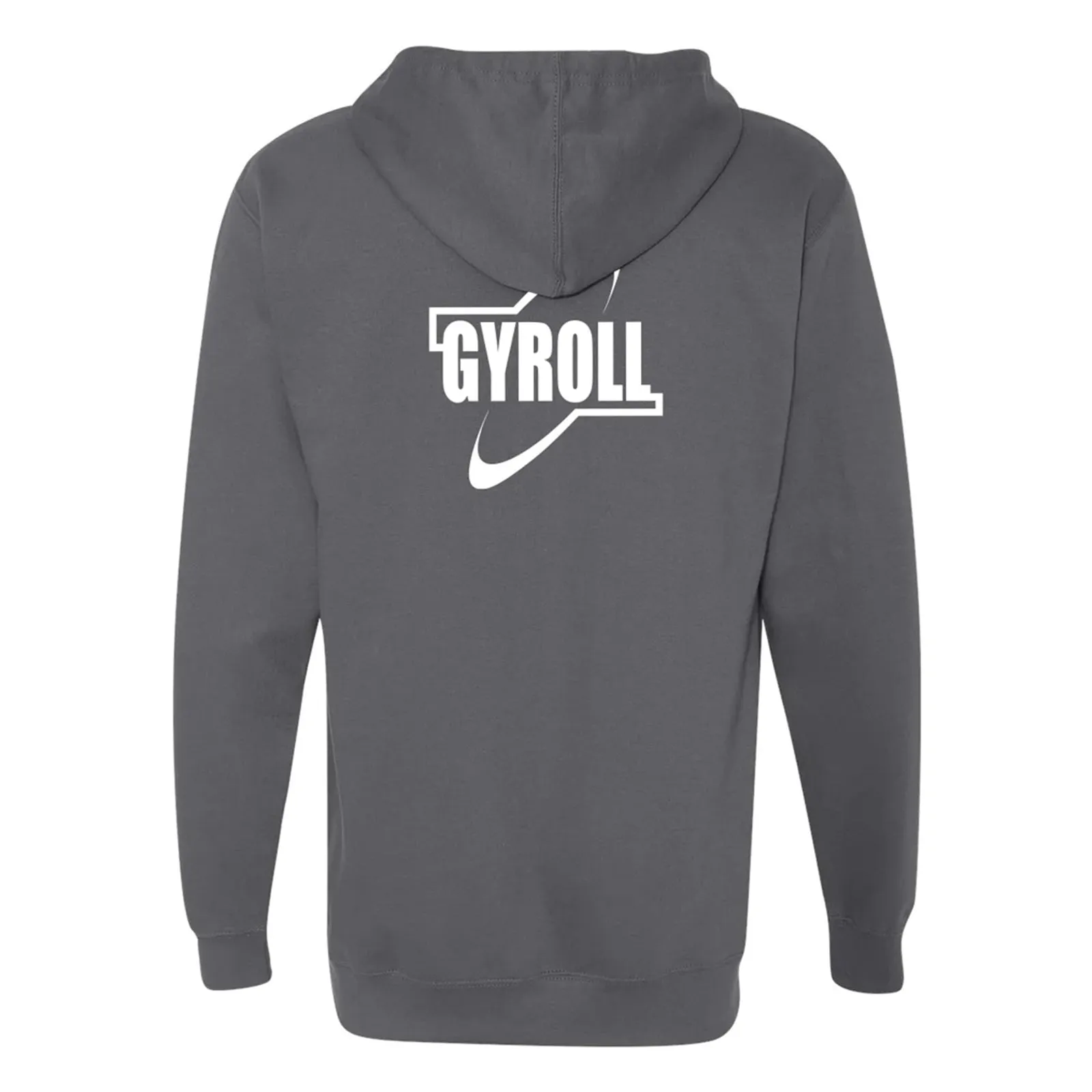 Gyroll Label Long Sleeve Hooded Sweatshirt