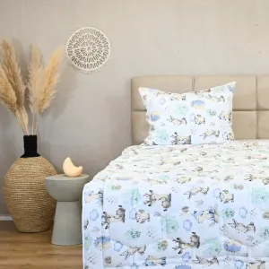HappyDuvet Kids - Forest - 100% Cotton All season Coverless duvet