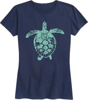 Instant Message - Sea Turtle - Women's Short Sleeve Graphic T-Shirt