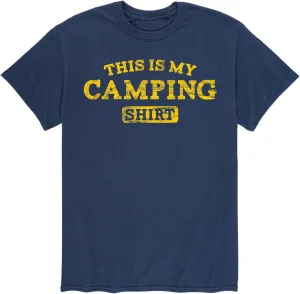 Instant Message This is My Camping Shirt - Men's Short Sleeve Graphic T-Shirt
