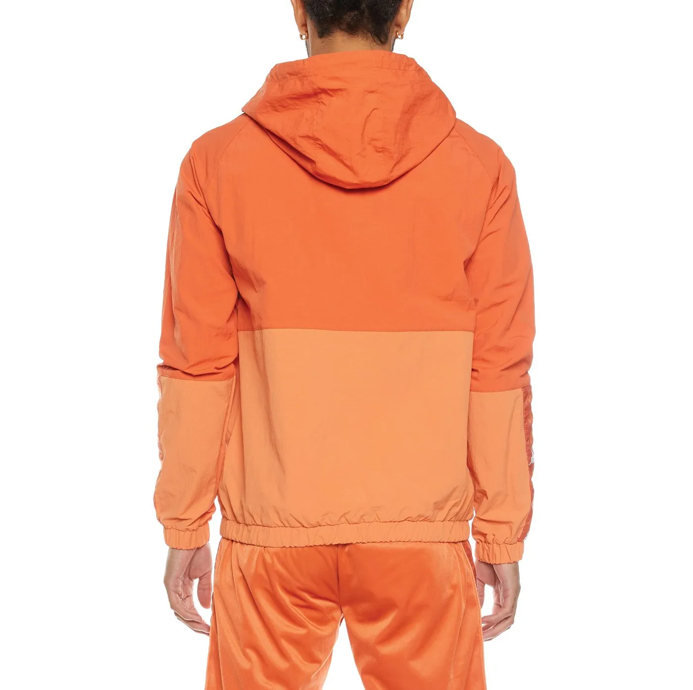 KAPPA 222 BANDA EDONIN ANORAK - ORANGE DUSTY WHITE