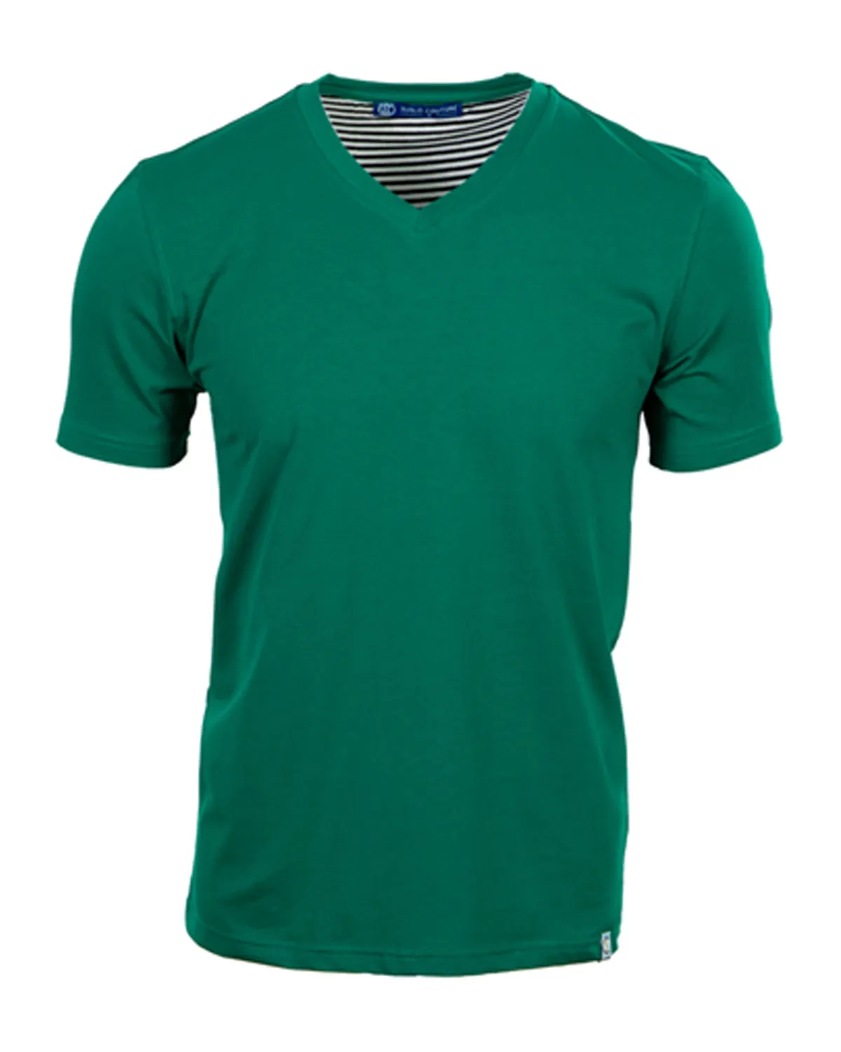 Luxury V Neck Tee - Green