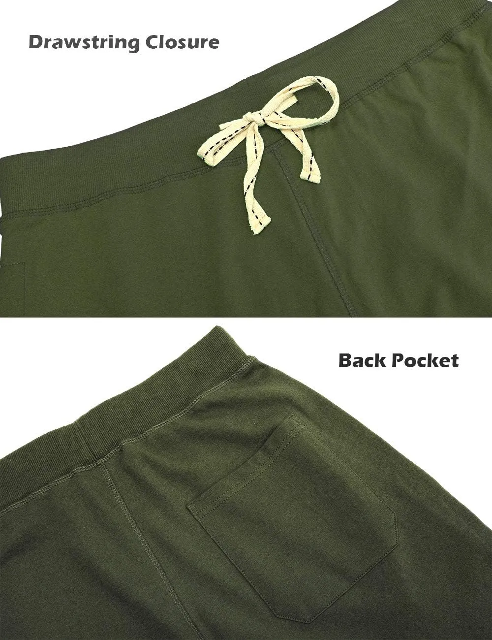 Men's Casual Cotton Athletic Shorts