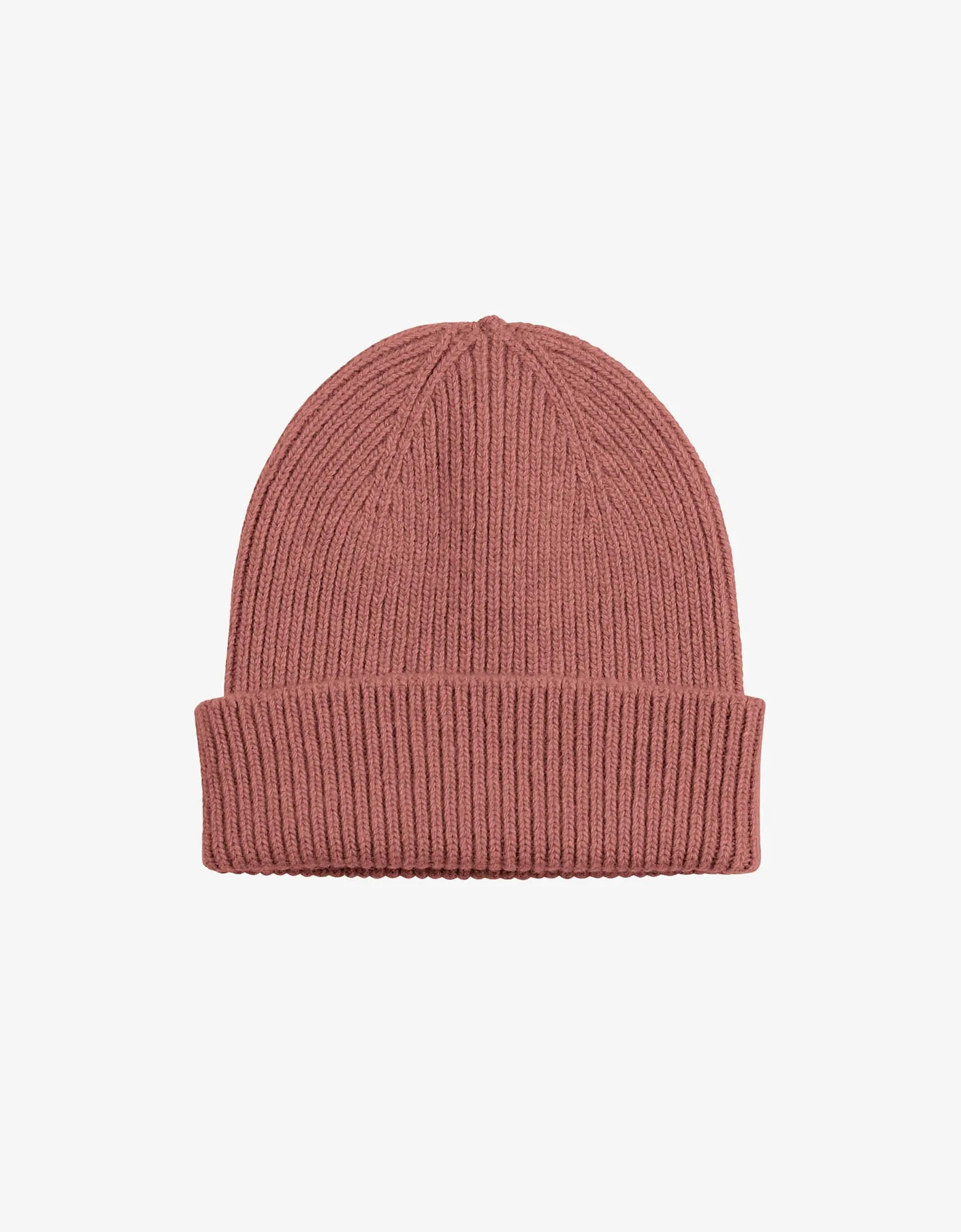 Merino Wool Beanie - Rosewood Mist