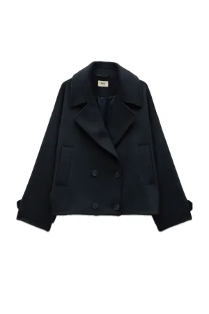 Midnight Wool Pea Coat