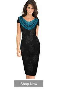 Nice-forever Spring Women Sexy V-Neck Solid Color Peplum Dresses Business Formal Elegant Bodycon Slim Dress B693