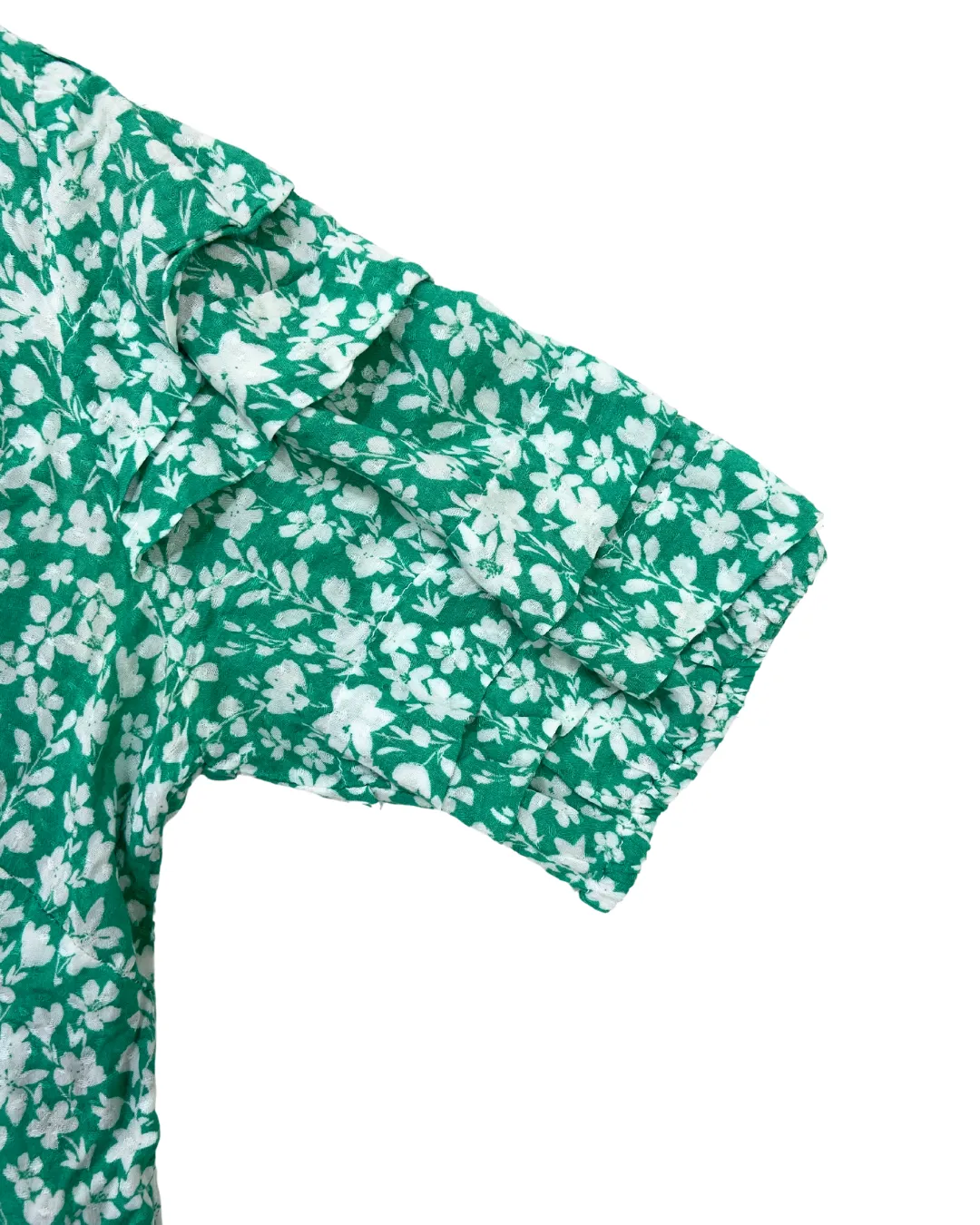 Oliver Bonas Green Floral Blouse