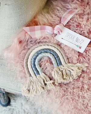 Rainbow Wall Hanging in Gray