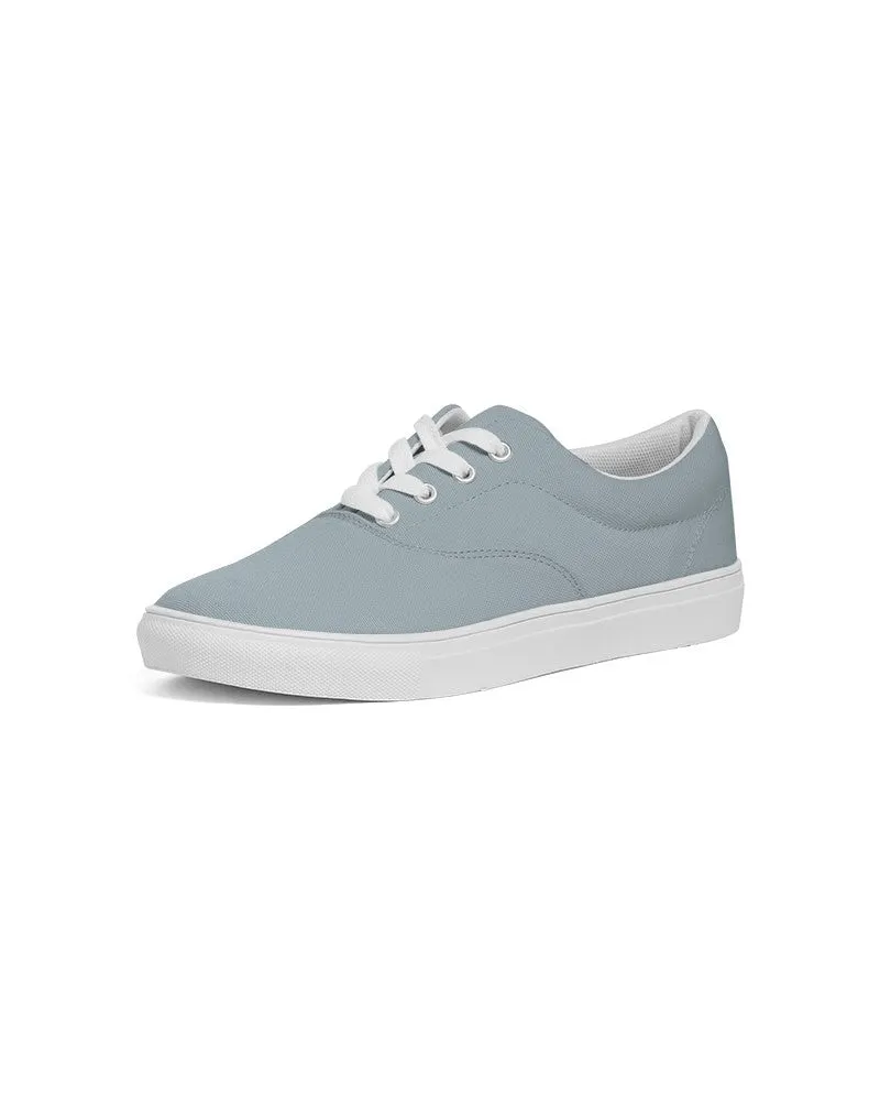 Shaded Pale Cyan Gray Canvas Sneakers | Men's | C10M0Y0K30