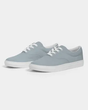 Shaded Pale Cyan Gray Canvas Sneakers | Men's | C10M0Y0K30