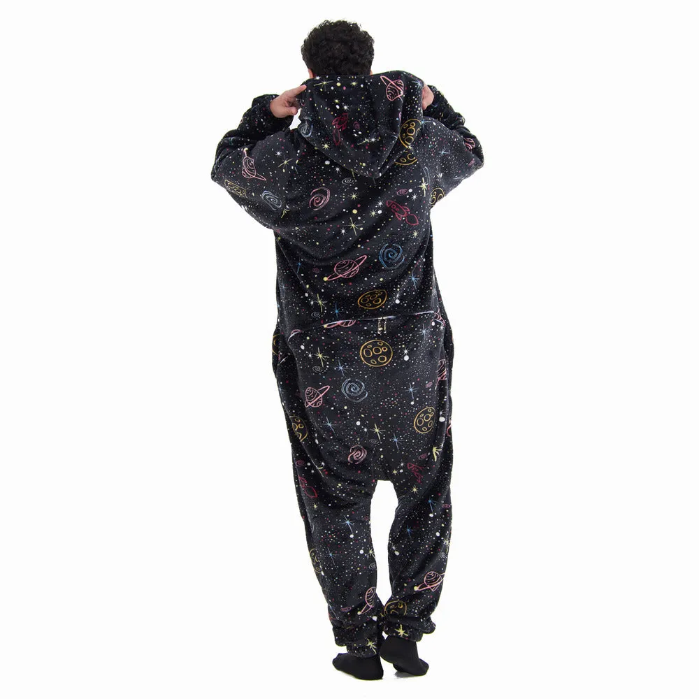 Snuggs Blanket Onesie Black Space