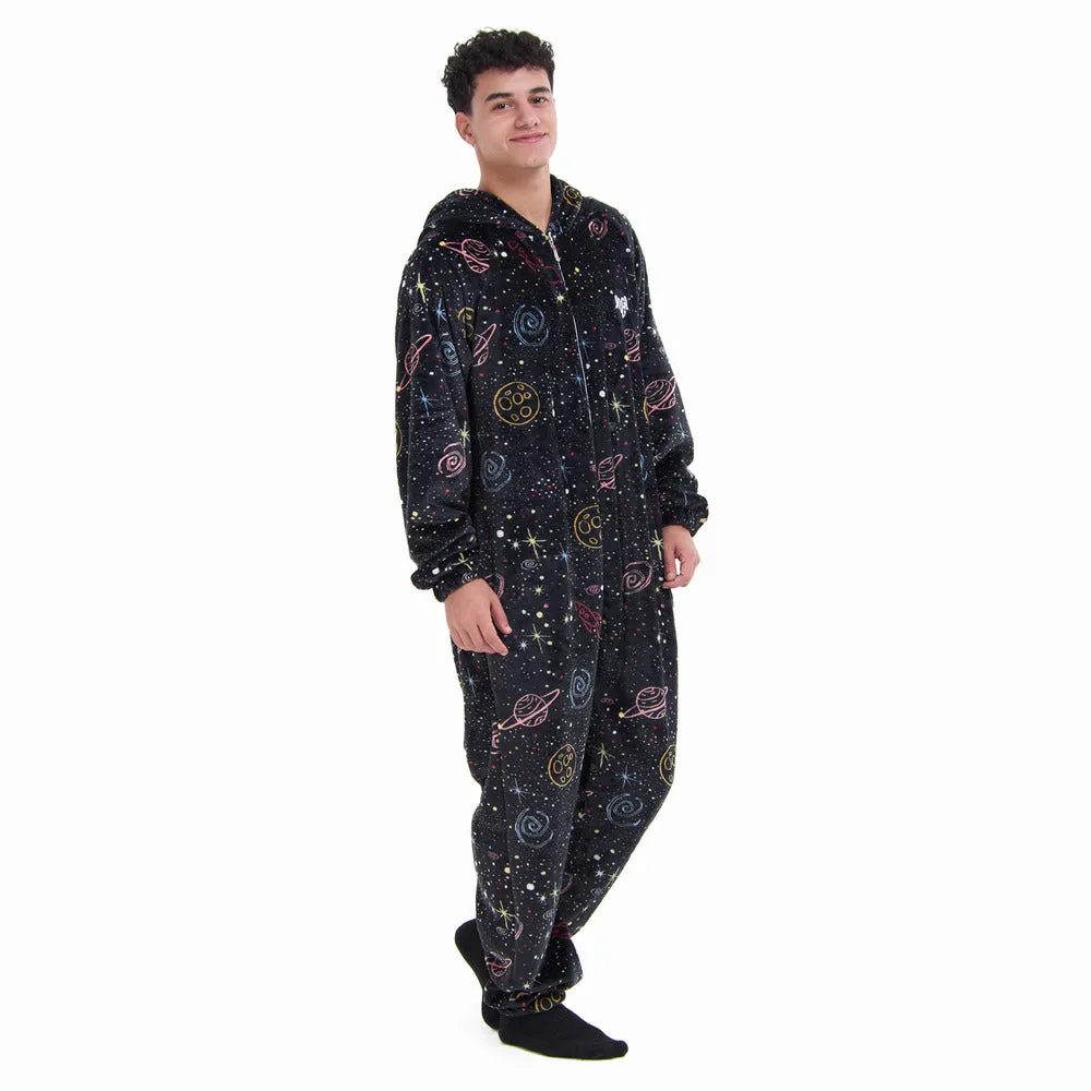 Snuggs Blanket Onesie Black Space