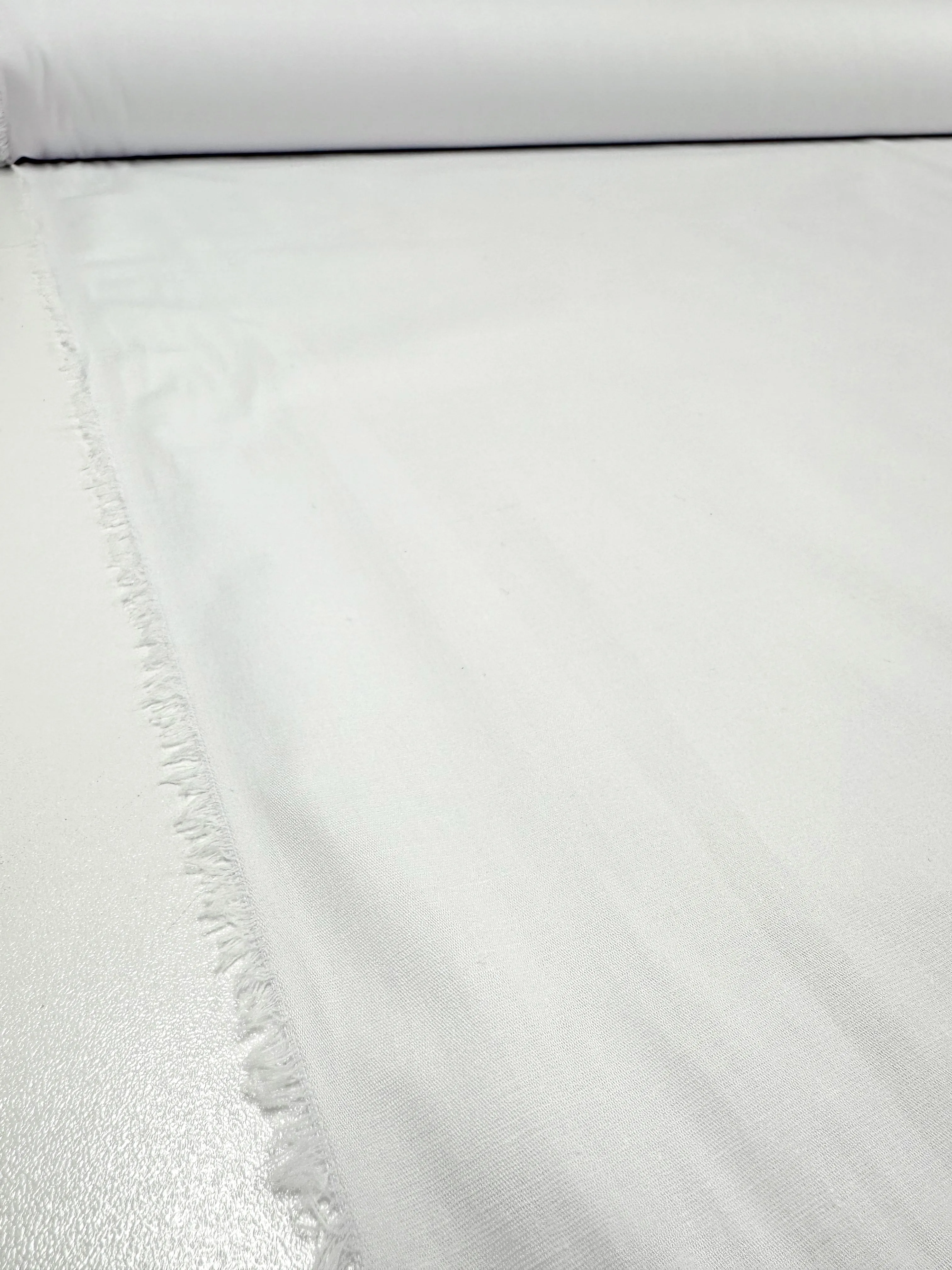 Stretch Cotton - White - 125cm