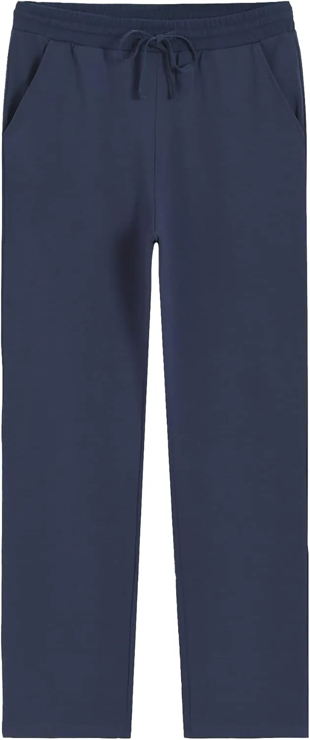 Weintee Men's 34" Inseam Tall Cotton Sweatpants with Pockets