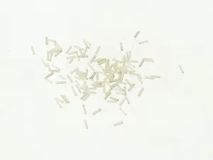 White Transparent Pipe/ Bugle Glass Seed Beads (Wholesale)