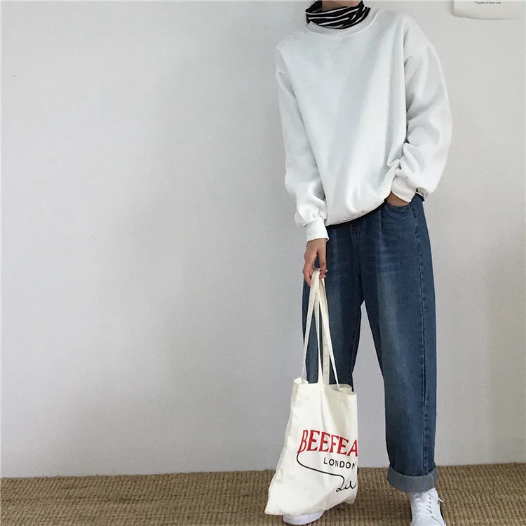 Wjczt Solid Color Hoodies Women Jersey Winter Fleece Korean Harajuku Sweatshirt Women Kpop Kawaii Black Pink Womens Pullover