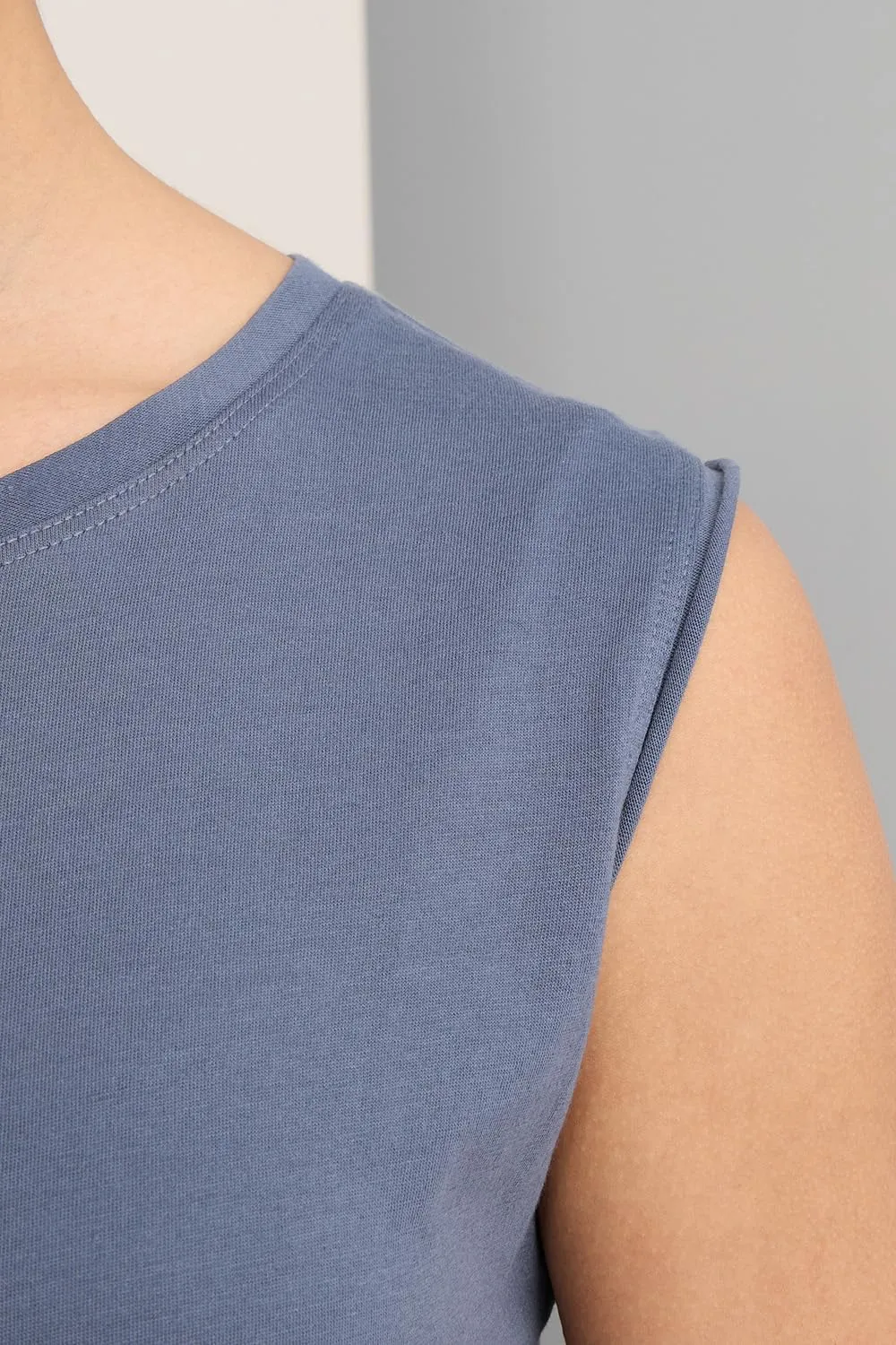 Women's 100% Organic Pima Cotton Sleeveless Tee